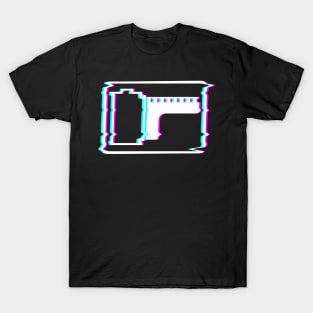 35mm Film Photography Vaporwave Aesthetic Glitch Art T-Shirt